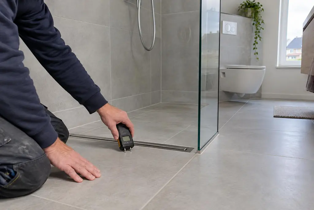 Lekdetectie Oldebroek – badkamer in een nieuwbouwwoning